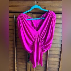 NWT Express shirt with drapey sleeve. Size L